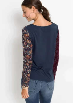 Langarmshirt mit Knöpfen