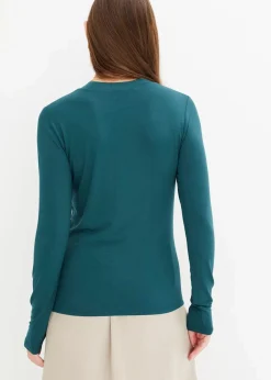 Langarmshirt mit Mesh