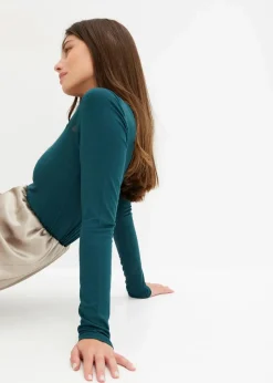 Langarmshirt mit Mesh