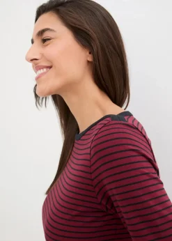 Langarmshirt mit reiner Bio-Baumwolle