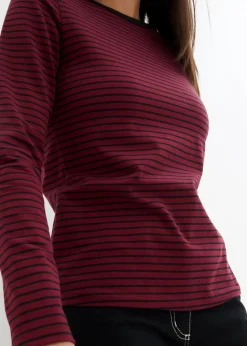 Langarmshirt mit reiner Bio-Baumwolle