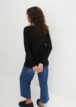 Langarm-Shirt mit reiner Bio-Baumwolle