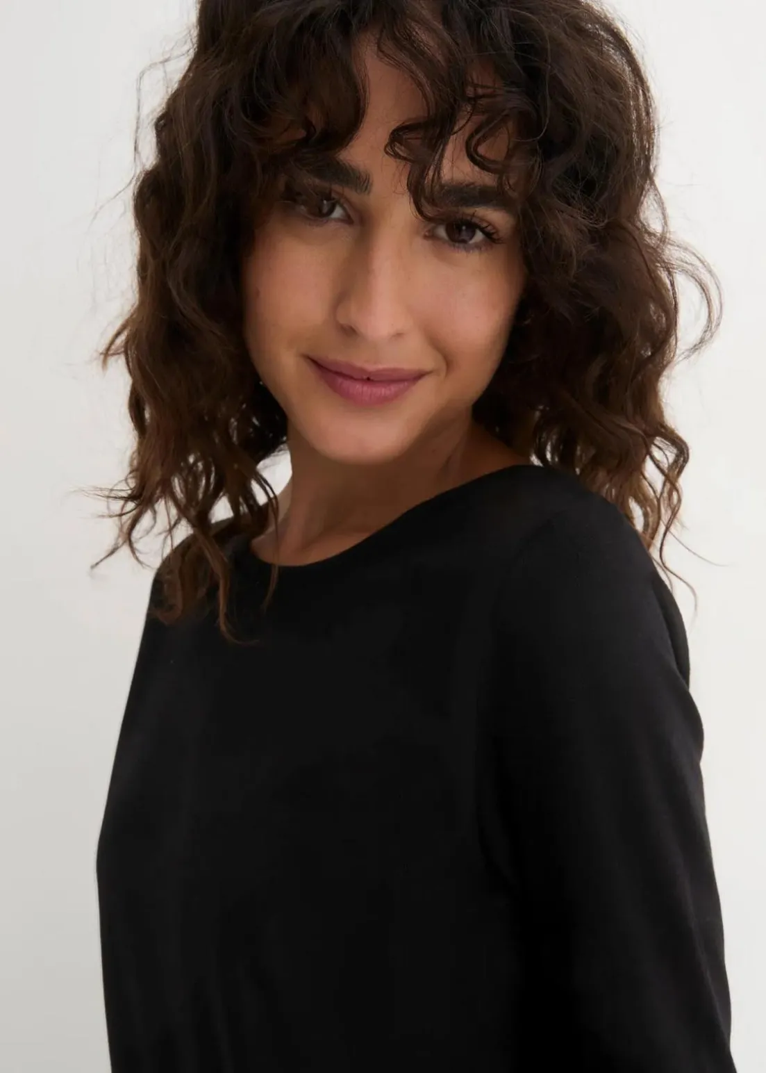 Langarm-Shirt mit reiner Bio-Baumwolle