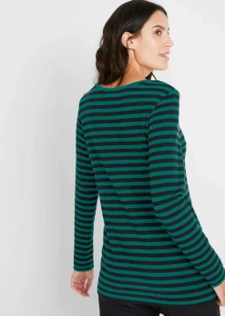 Langarmshirt mit reiner Bio-Baumwolle