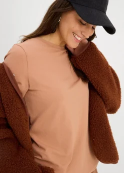 Langarmshirt mit reiner Bio-Baumwolle (2er Pack)