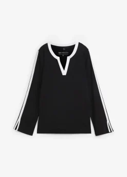 Langarmshirt mit Schlitz