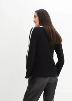 Langarmshirt mit Schlitz