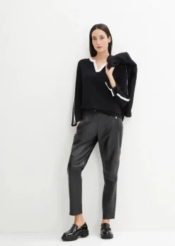 Langarmshirt mit Schlitz