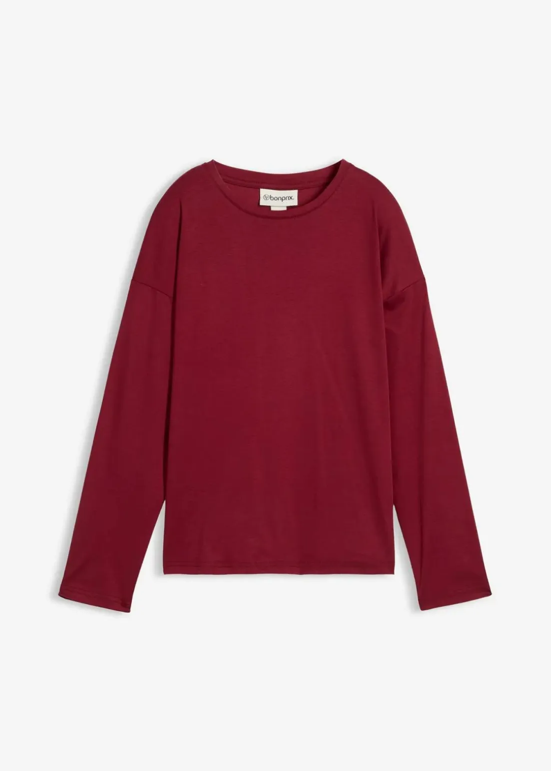 Langarmshirt mit Seidenanteil