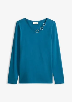 Langarmshirt mit Ösen