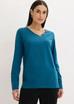 Langarmshirt mit Ösen