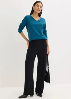 Langarmshirt mit Ösen