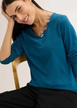 Langarmshirt mit Ösen