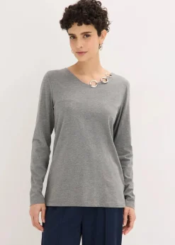 Langarmshirt mit Ösen