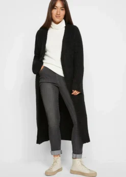 Lange Strickjacke