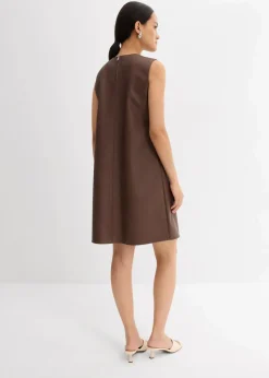 Lederimitat-Kleid