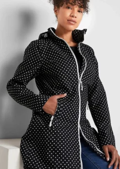 Leichte, wasserabweisende Softshell-Langjacke