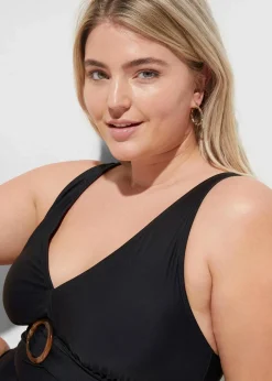 Light Shape-Badeanzug mit V-Ausschnitt