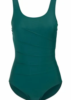 Light Shape-Badeanzug mit Zierfalten