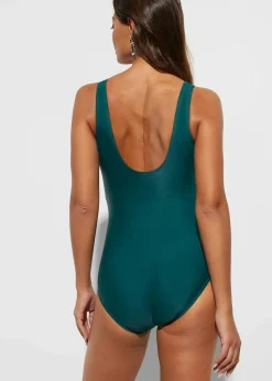 Light Shape-Badeanzug mit Zierfalten