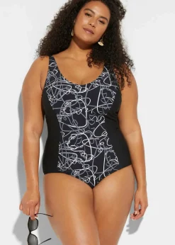 Light Shape-Badeanzug mit V-Ausschnitt