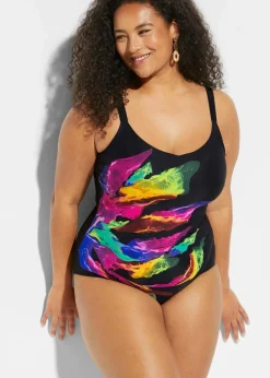 Light Shape-Badeanzug mit V-Ausschnitt