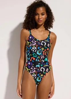 Light Shape-Badeanzug rundum bedruckt