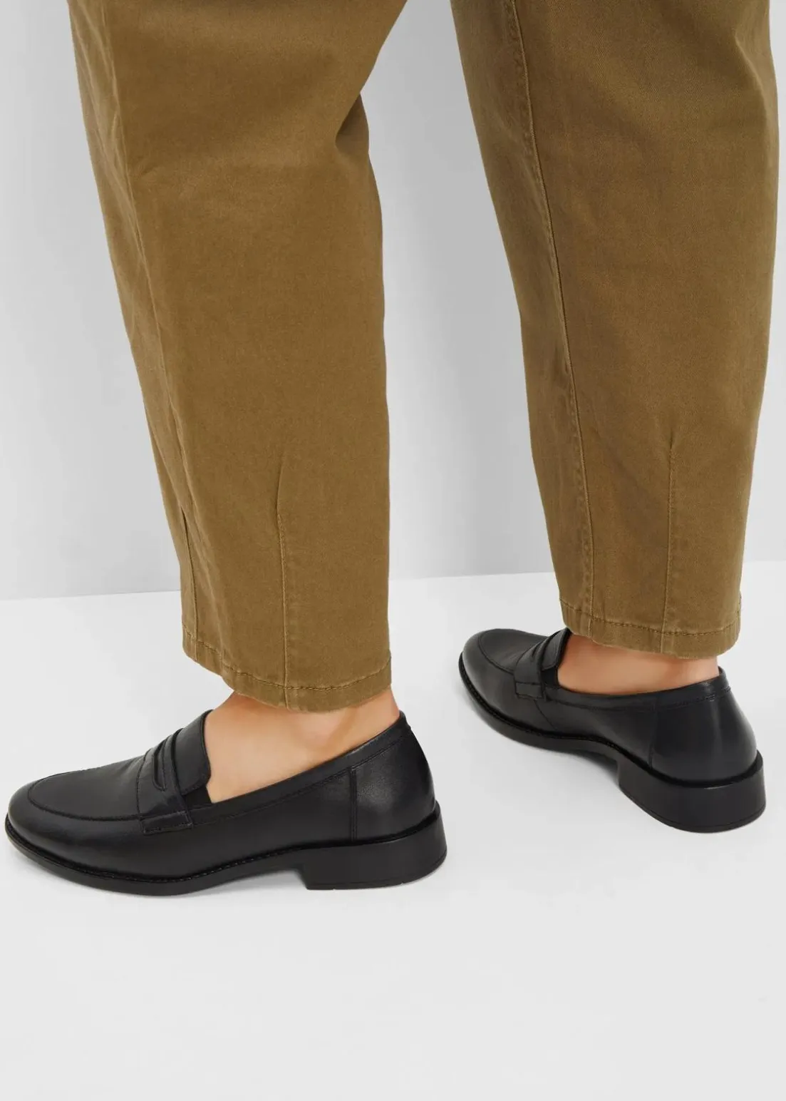 Loafer aus Leder