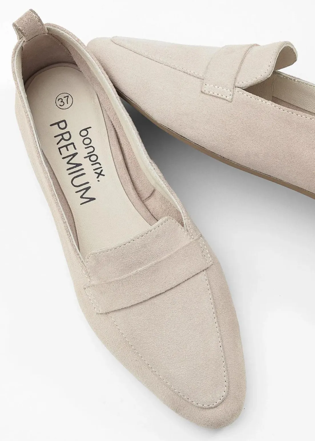 Loafer aus Veloursleder