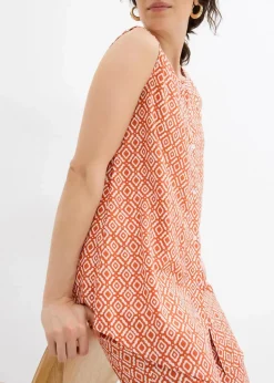 Longbluse aus softer Viskose