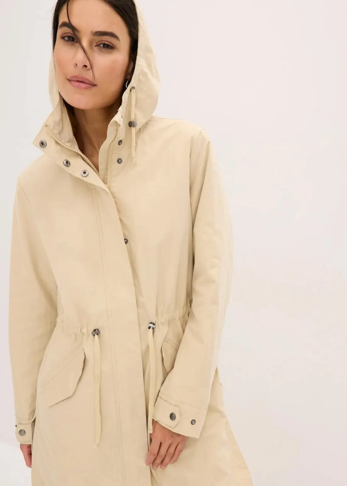 Long-Parka mit Kapuze