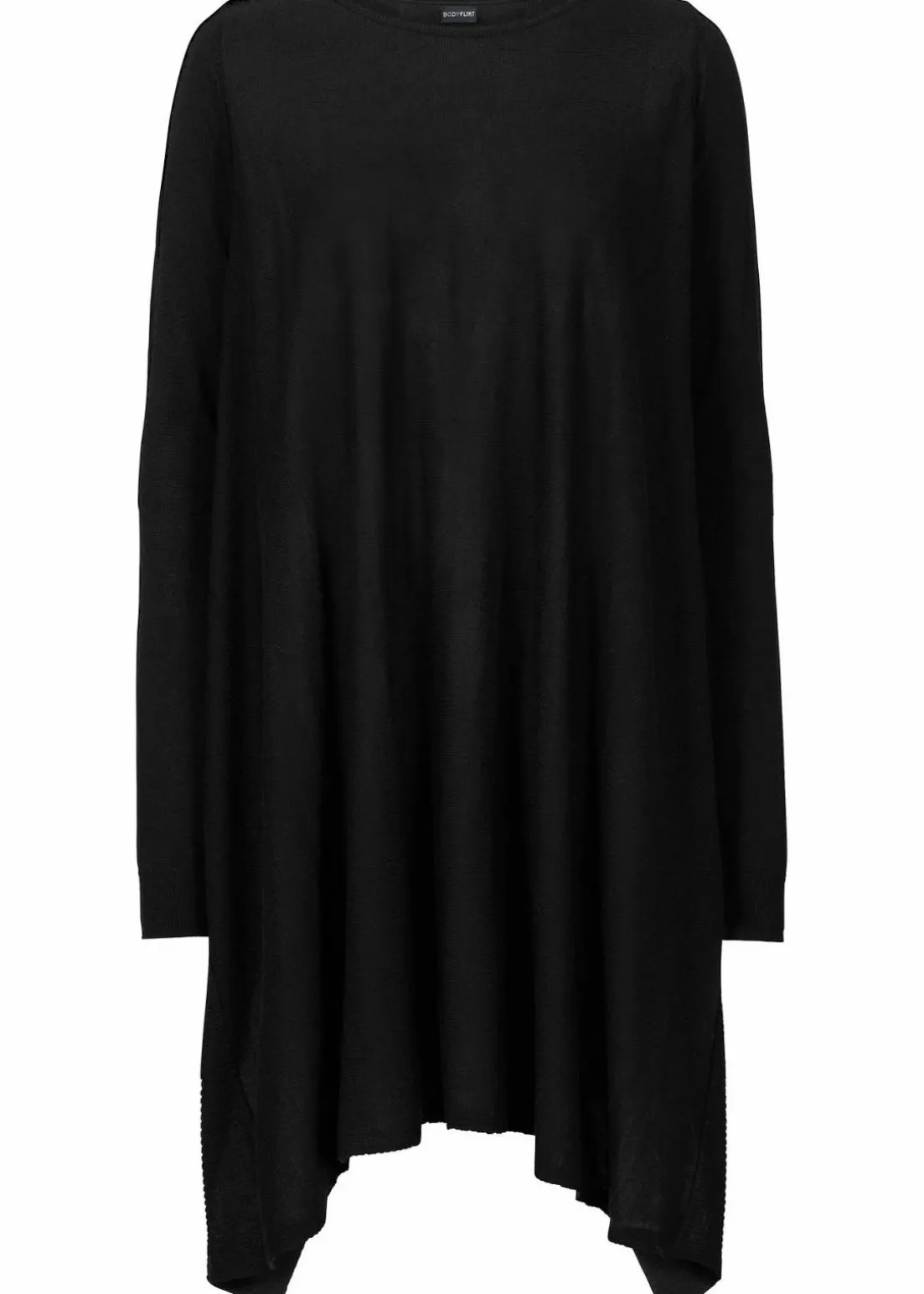 Long-Pullover aus Viskose-Mix