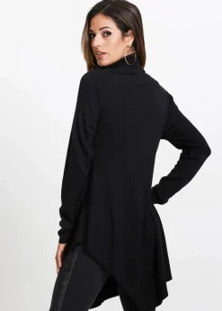 Long-Pullover aus Viskose-Mischung