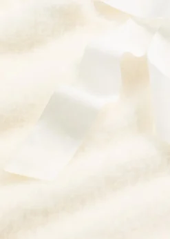 Longpullover aus weichem Federgarn