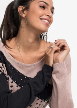 Longpullover mit Applikation