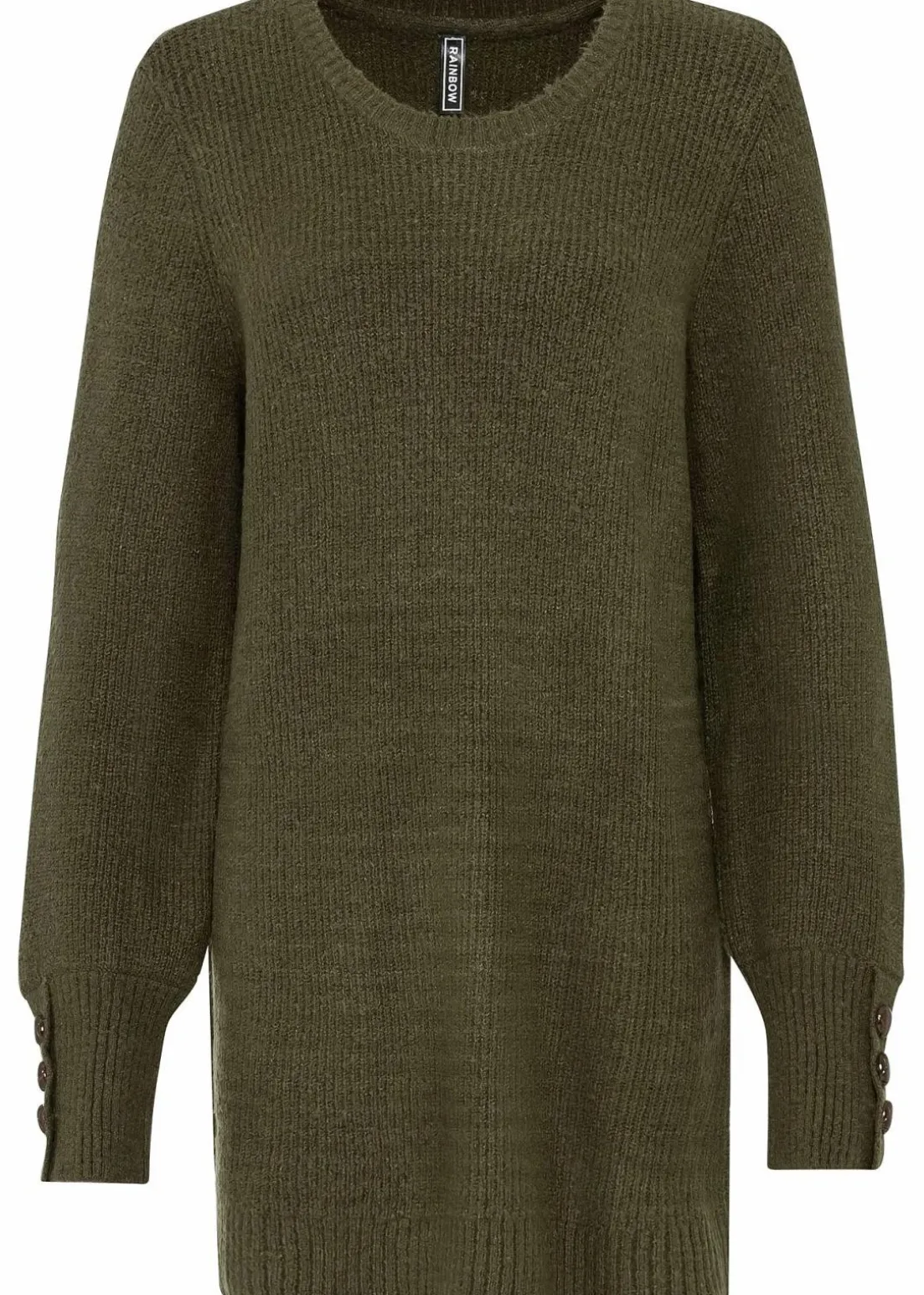 Longpullover mit Knöpfen