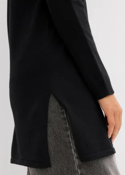 Longpullover mit recycelter Baumwolle