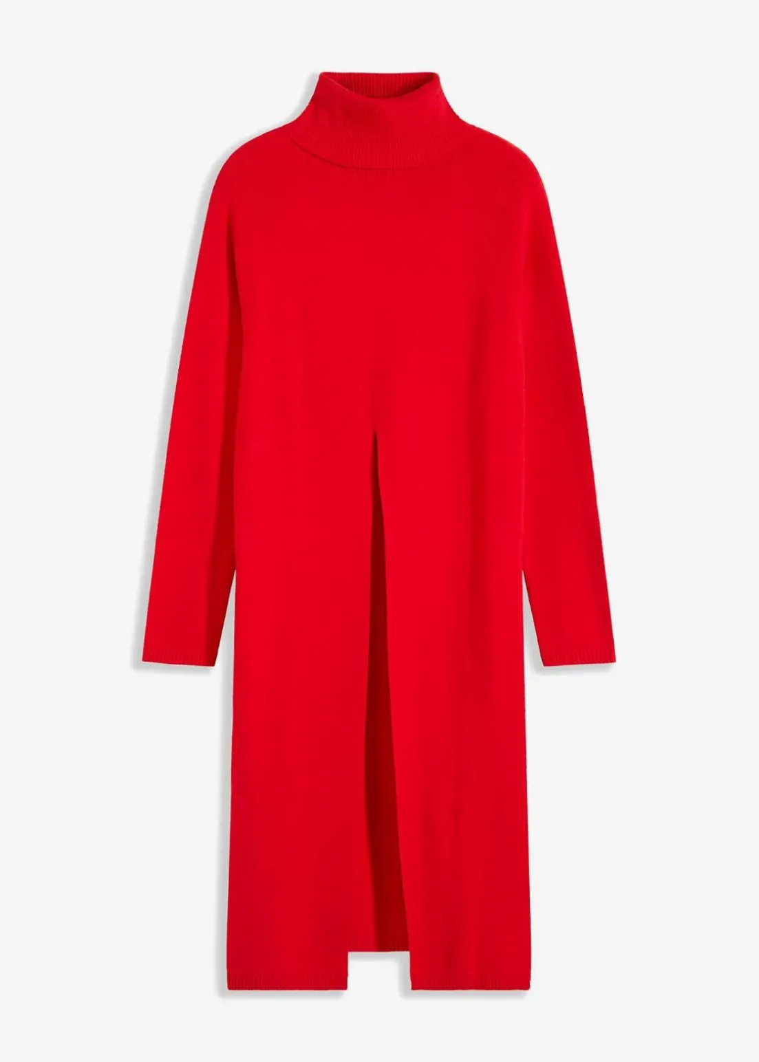 Longpullover mit Schlitz