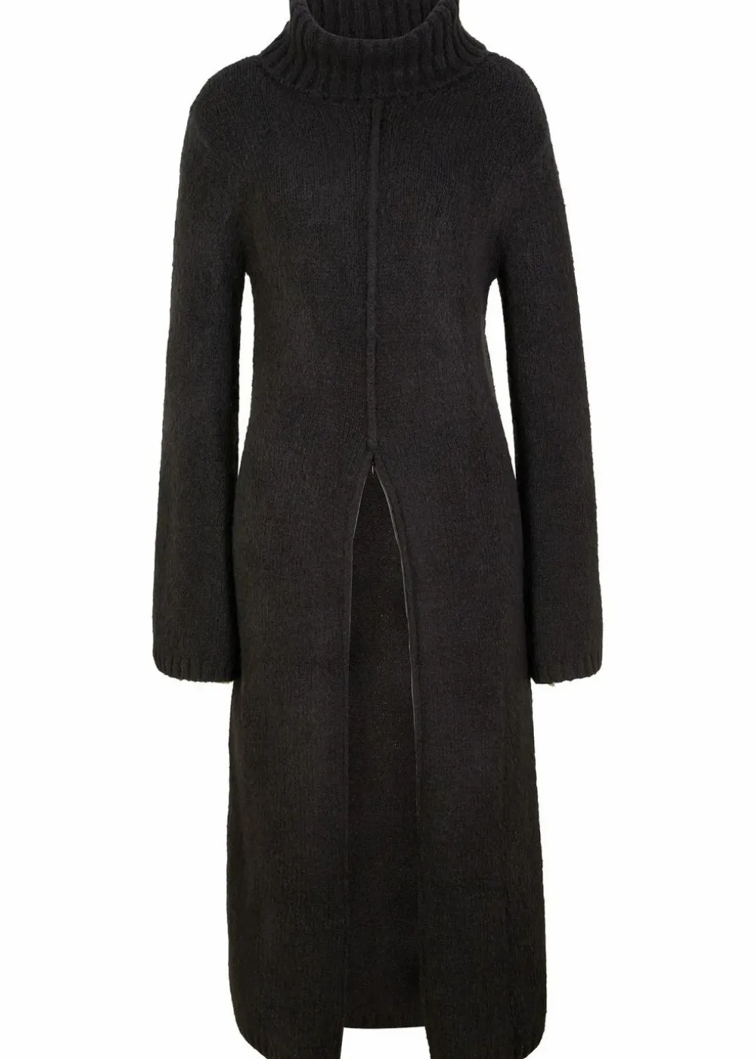 Long-Rollkragenpullover mit Tragevariante