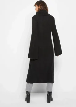 Long-Rollkragenpullover mit Tragevariante