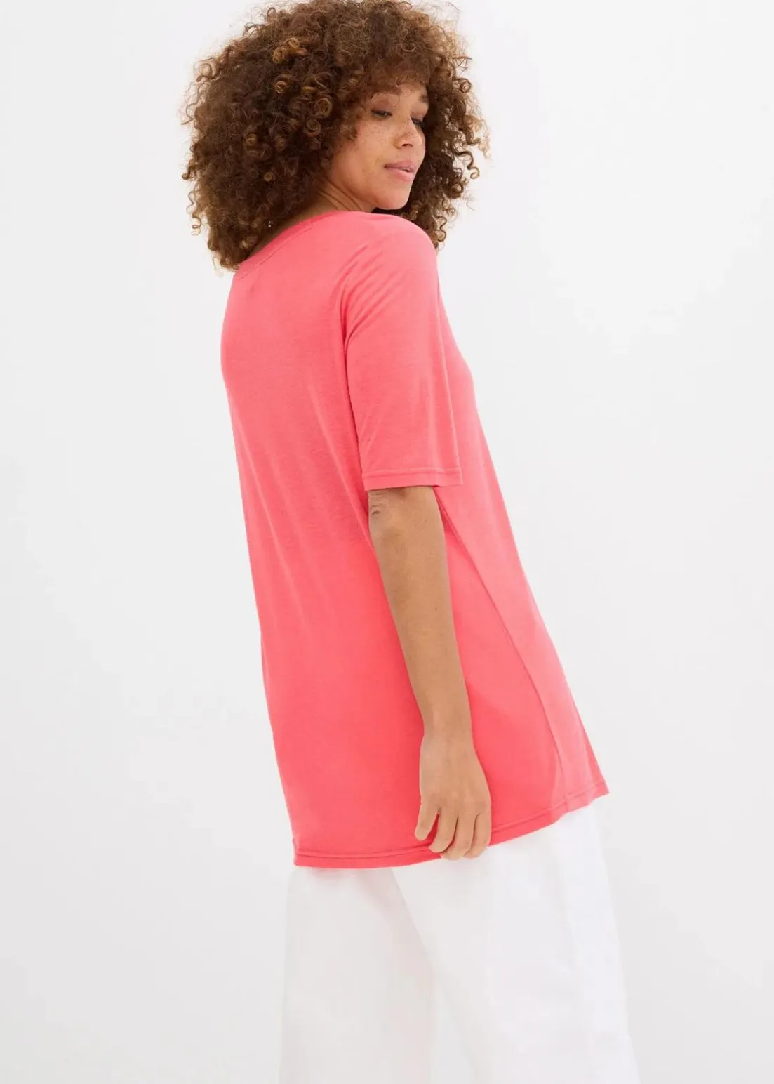 Longshirt aus softer Viskose