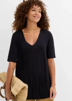 Longshirt aus softer Viskose