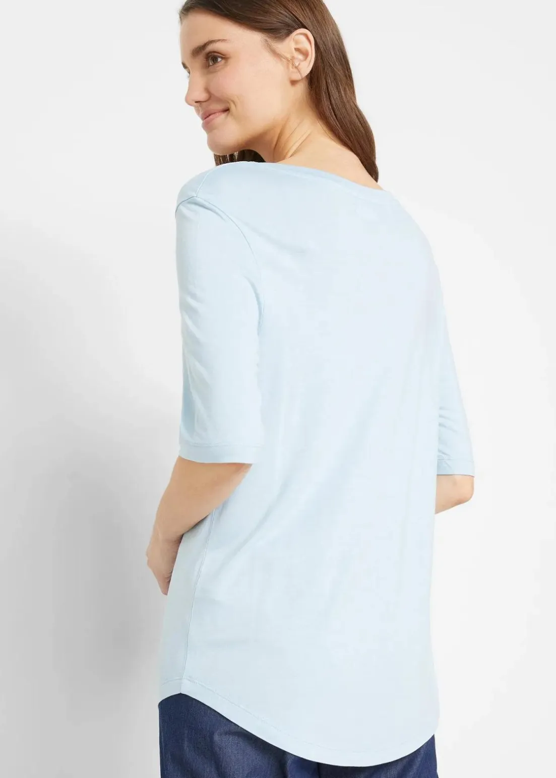 Longshirt aus softer Viskose, 2er-Pack