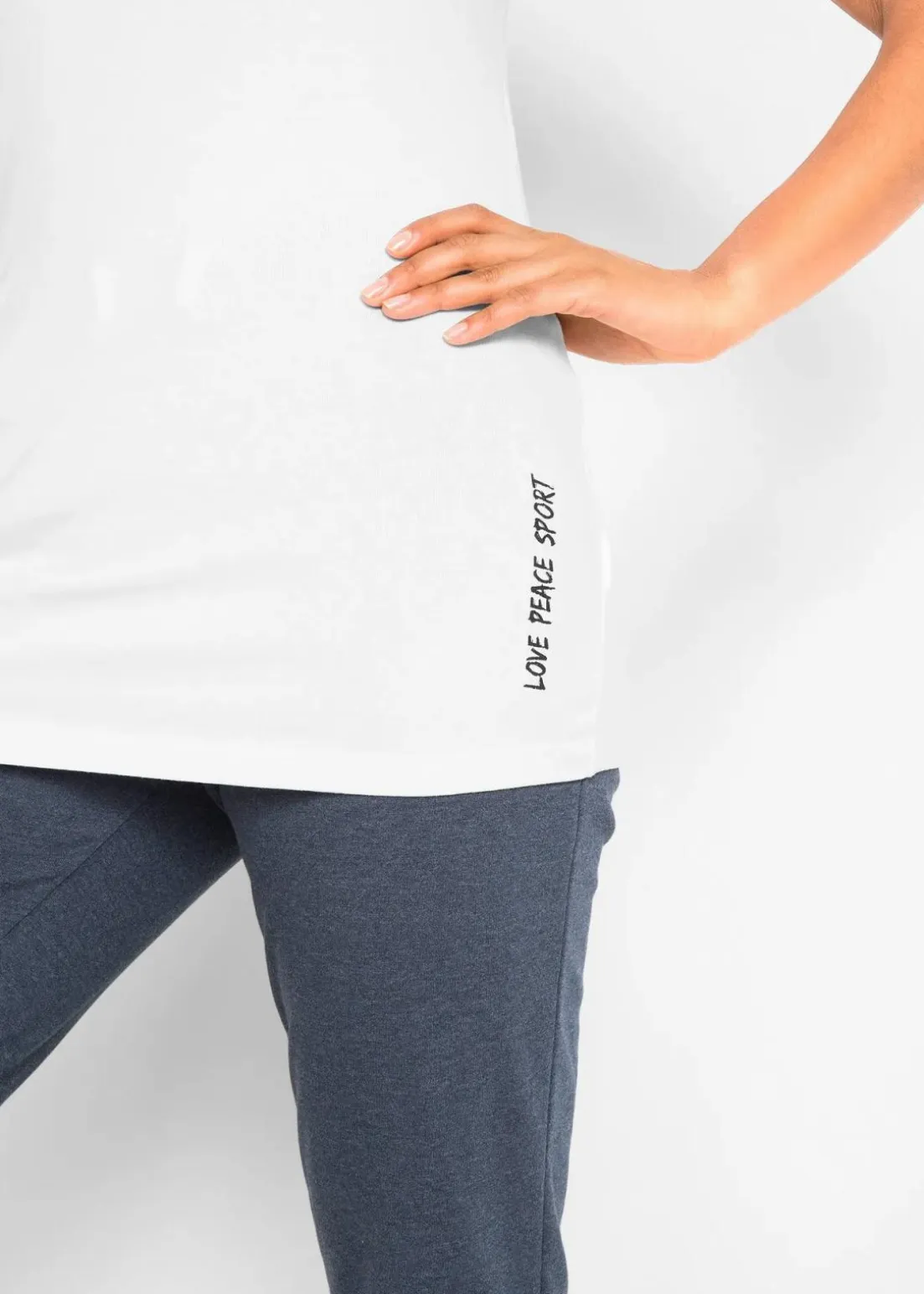 Longshirt mit Schriftzug (2er Pack)