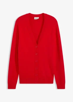 Longstrickjacke aus softem Viskose-Mix