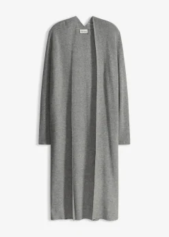 Longstrickjacke mit Viskose