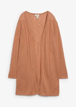 Longstrickjacke, offen