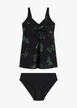 Long-Tankini mit V-Ausschnitt (2-tlg.Set)