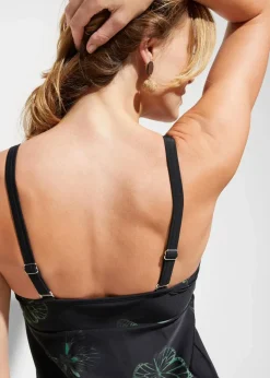 Long-Tankini mit V-Ausschnitt (2-tlg.Set)