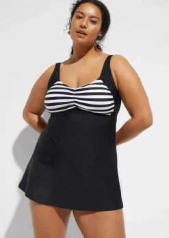 Long-Tankini (2-tlg. Set) mit Highwaist-Bikinihose